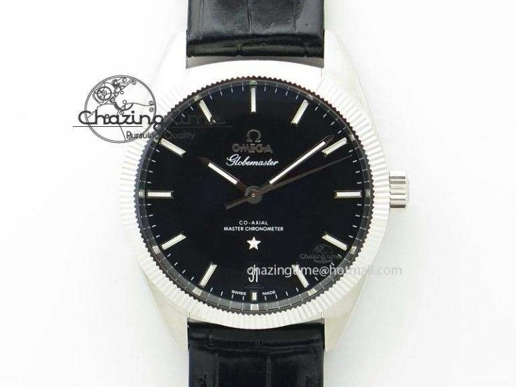 0320 Sophisticated Planet Ocean Master Chronometer Chrono SS OM 1:1 Best Edition Orange On SS Bracelet A 8156